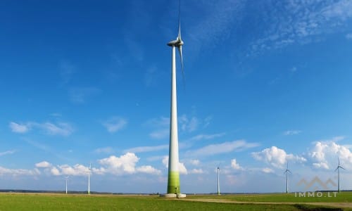 Grundstück für die Entwicklung der Windenergie