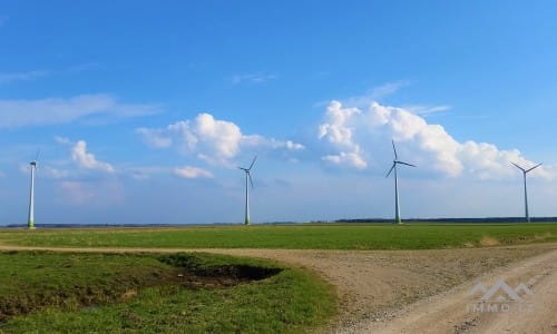 Terrain pour la construction d'une éolienne