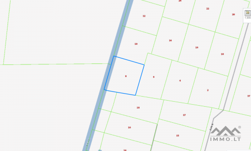 Terrain constructible proche de Karklė