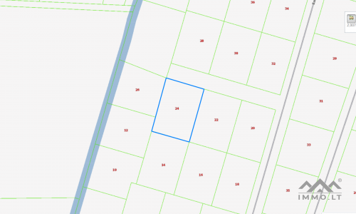 Terrain constructible à Dargužiai