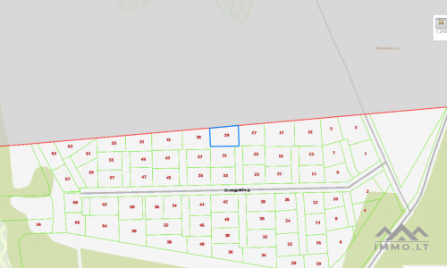 Terrain pour la construction d'une maison d'habitation