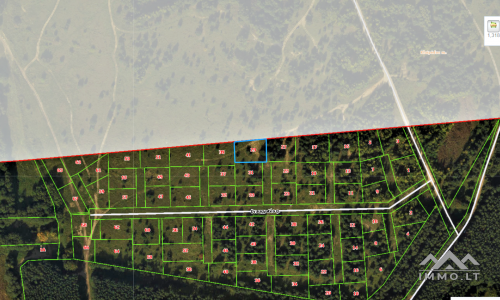 Terrain pour la construction d'une maison d'habitation