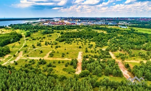 Construction Plot Near The Curonian Lagoon