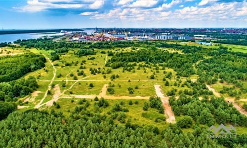 Construction Plot Near The Curonian Lagoon