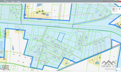 Grundstück für den Bau eines Hauses in Šlapšilė