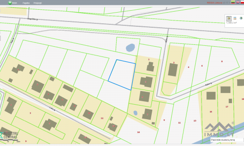 Residential plot in Šlapšilė