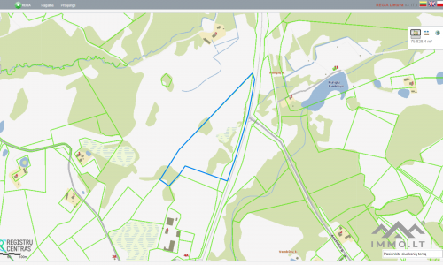 Terrains avec forêt