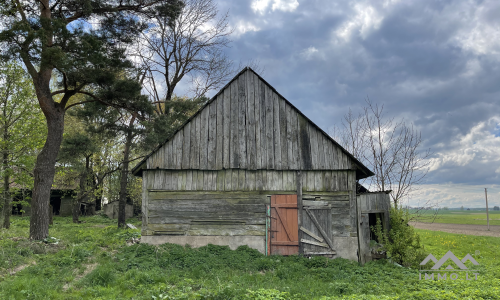 Une vieille ferme près de Kryžkalnis