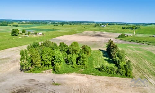 Une vieille ferme près de Kryžkalnis