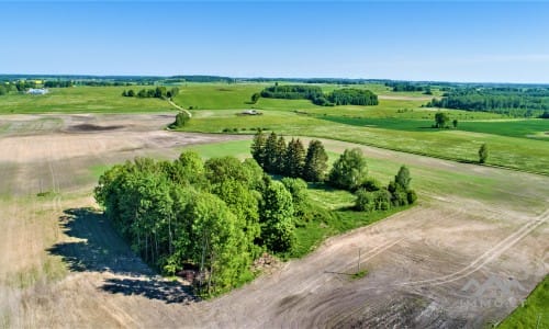 Une vieille ferme près de Kryžkalnis