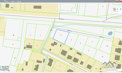 Plot For House Construction in Šlapšilė