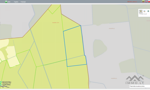 Terrain forestier dans le district d'Ukmergė