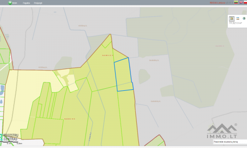 Waldgrundstück im Bezirk Ukmergė