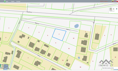 Terrain à bâtir dans le quartier de Klaipėda