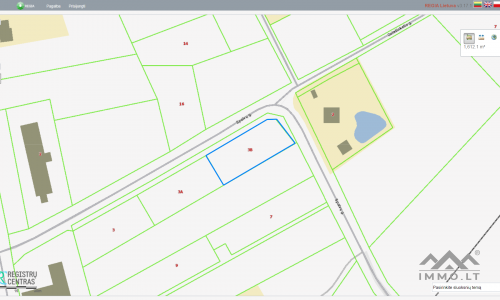 Terrain à bâtir dans la banlieue de Klaipėda