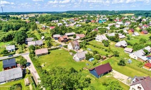 Homestead in Plateliai Near The Lake