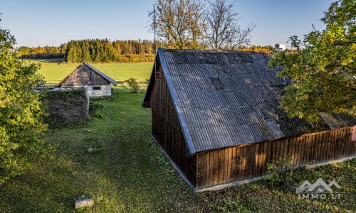 Gehöft im Bezirk Plungė