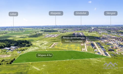 Terrain d'investissement près de Klaipėda