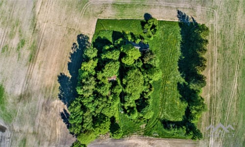 Une vieille ferme près de Kryžkalnis