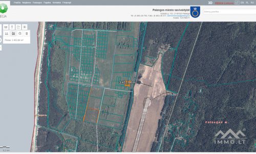 Komercinės paskirties sklypas Palangoje