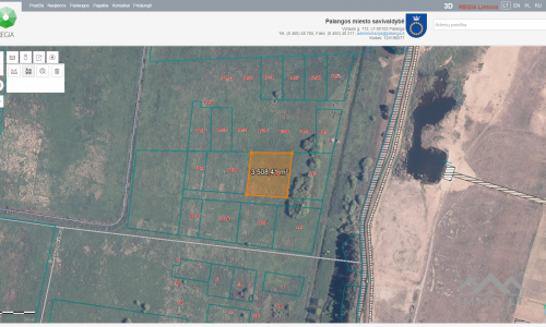 Komercinės paskirties sklypas Palangoje