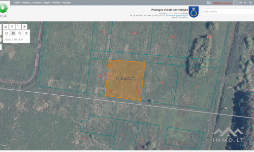 Komercinės paskirties sklypas Palangoje