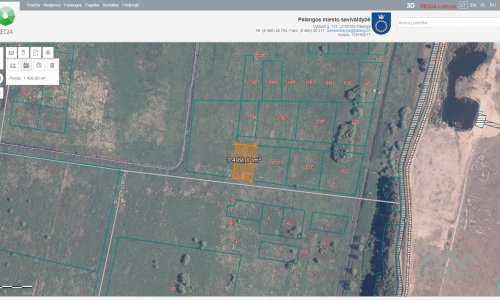 Terrain résidentiel à Palanga