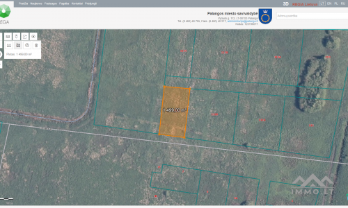 Residential Land Plot in Palanga