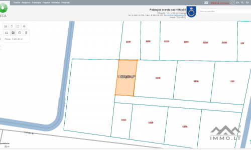 Residential Land Plot in Palanga