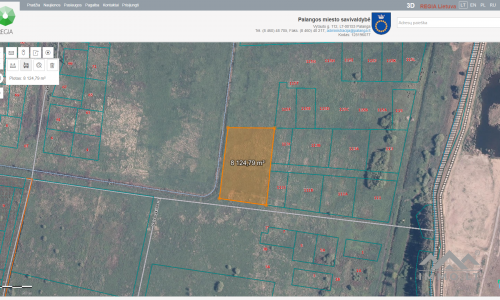 Terrain d'investissement à Palanga