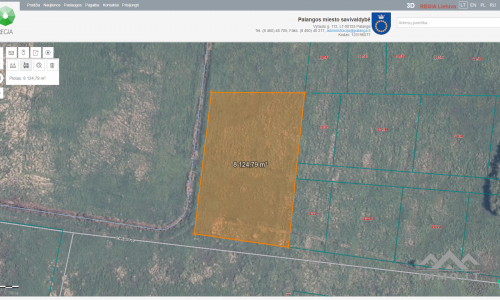 Terrain d'investissement à Palanga