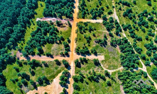 Un terrain près de la lagune de Courlande