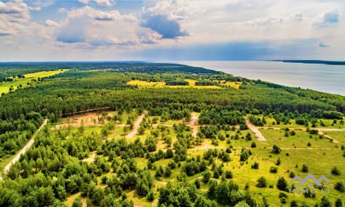 Un terrain près de la lagune de Courlande