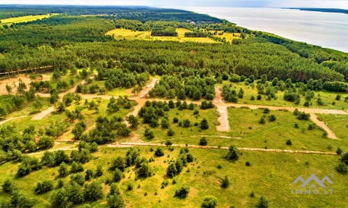 Un terrain près de la lagune de Courlande