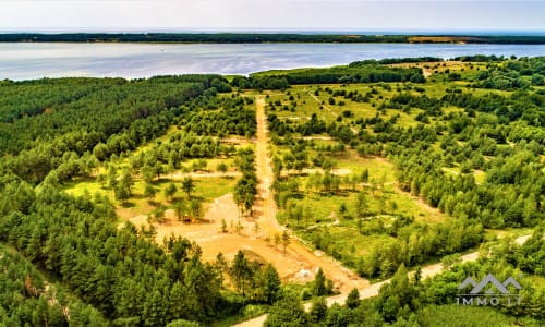 Un terrain près de la lagune de Courlande