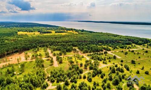 Un terrain près de la lagune de Courlande