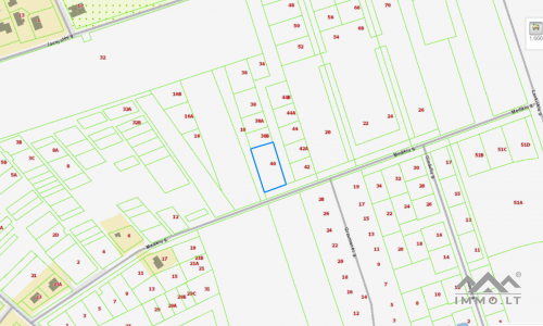 Terrain constructible à Paupiai