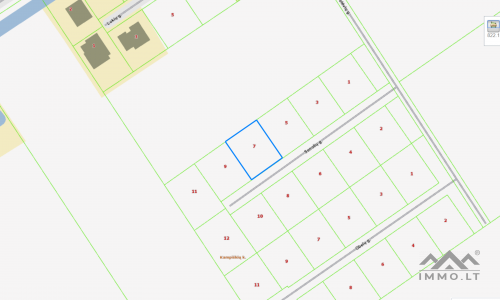 Terrain constructible dans le quartier de Kaunas