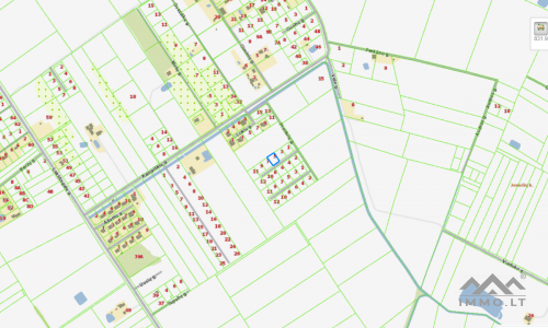 Terrain pour la construction d'une maison d'habitation