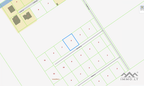 Terrain pour la construction d'une maison d'habitation