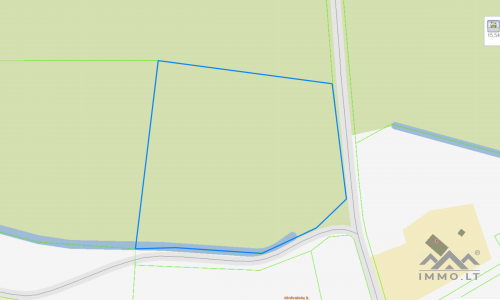 Forest Plot Near The Town of Rietavas