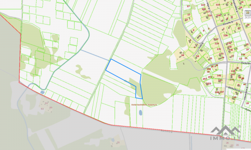 Terrain d'investissement dans la ville de Vilnius