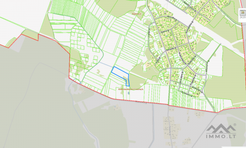 Terrain d'investissement dans la ville de Vilnius