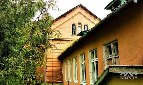 Der Wintergarten des Pliateriai-Herrenhauses in Šateikiai