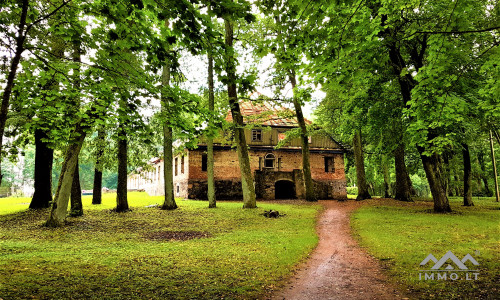 Der Wintergarten des Pliateriai-Herrenhauses in Šateikiai