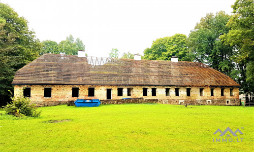 Der Wintergarten des Pliateriai-Herrenhauses in Šateikiai