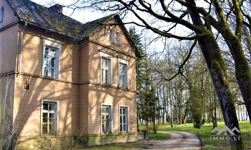 Der Wintergarten des Pliateriai-Herrenhauses in Šateikiai