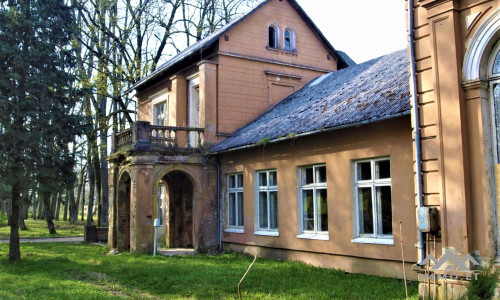 Der Wintergarten des Pliateriai-Herrenhauses in Šateikiai