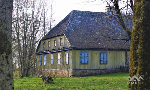 Der Wintergarten des Pliateriai-Herrenhauses in Šateikiai