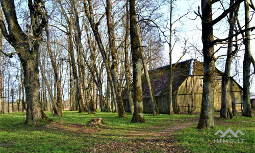 Der Wintergarten des Pliateriai-Herrenhauses in Šateikiai